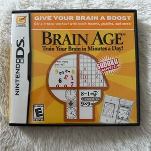 Nintendo Brain Training Game - Black and Yellow